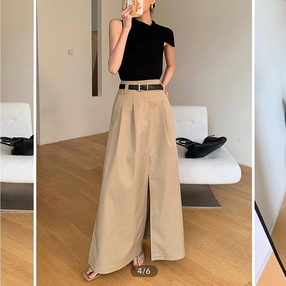 Commense Dresses & Skirts - Commense Tan Maxi Skirt
